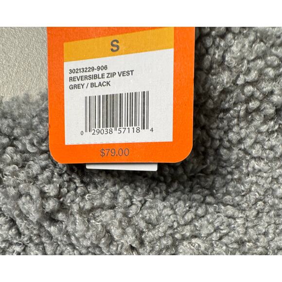 BASS OUTDOOR Women's Reversible Zip-Front Vest BLACK/GRAY NWT SIZE S - Picture 11 of 13